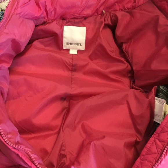 Diesel Baby Girls Insulated Snowsuit Size 6-9Mths - Picture 8 of 9